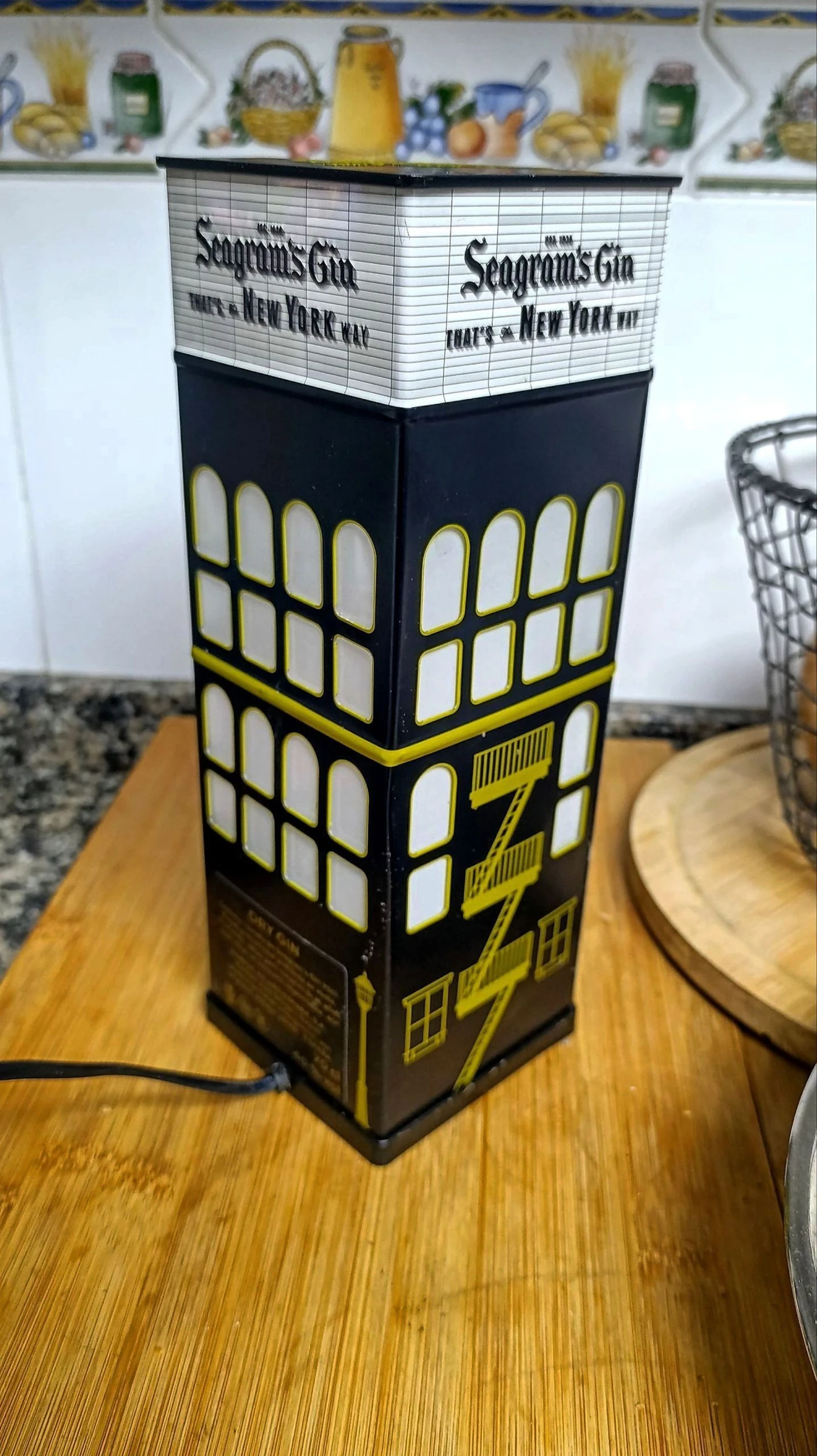 “New York Nights” sfeerlamp (Seagram’s Gin) – photo 3